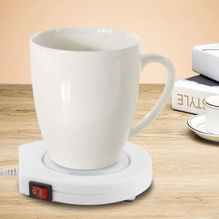 Réchauffeur De Tasse Électrique - Coussin Chauffant Tactile 2 Températures (40-60°C) - Pour Café, Thé, Lait - EU Plug Rouge
