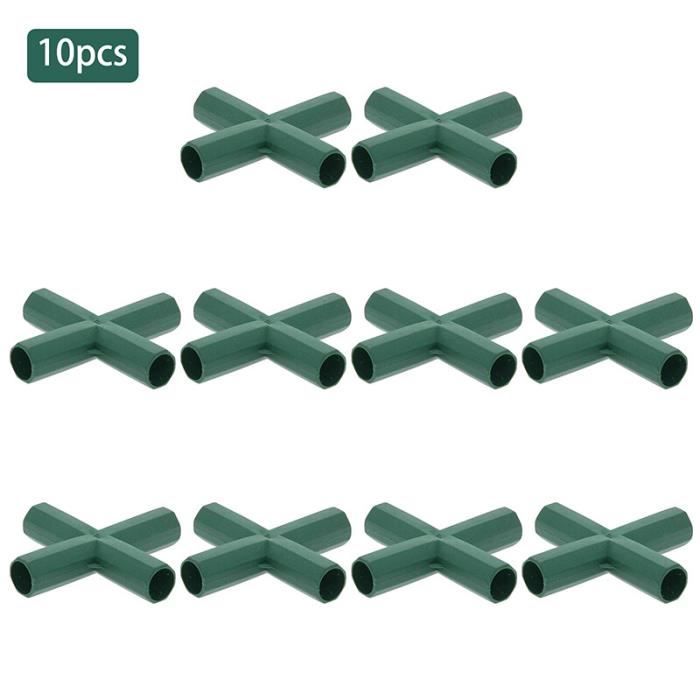 Support Orchidées Pivoines Kit De 10 Tuteurs Plantes Verts - Support Pour Tomates, Orchidées, Pivoines - Longueur 40 Cm Tuteur Plante Jardin