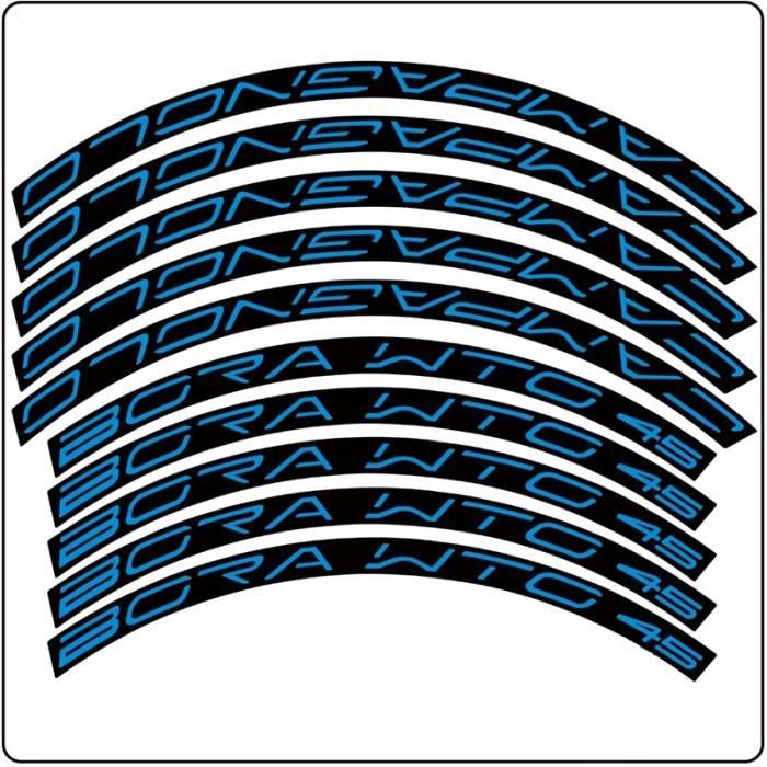 Accessoire Vélo,autocollants De Roue En Carbone 700c,12 Pièces,2 Roues - Foto 8