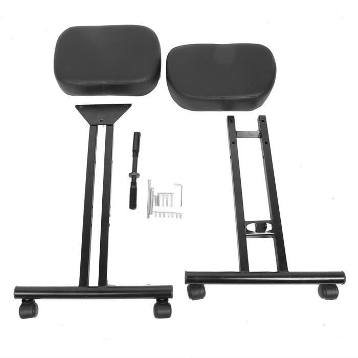 Tabouret De Méditation Réglable Avec Coussin Éponge - Banc à Genoux Pour Yoga Et Prière