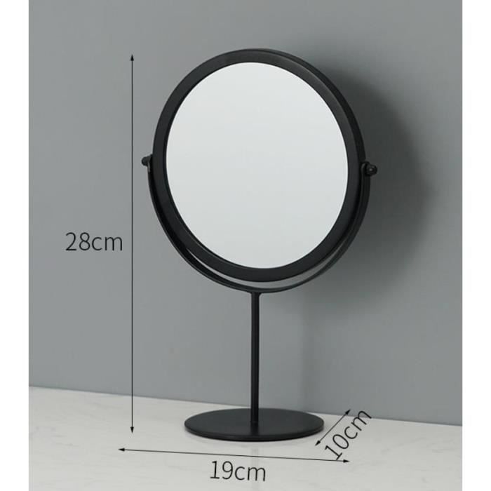 Miroir Rotatif Double Face En Métal | Miroir Cosmé... – Grandado