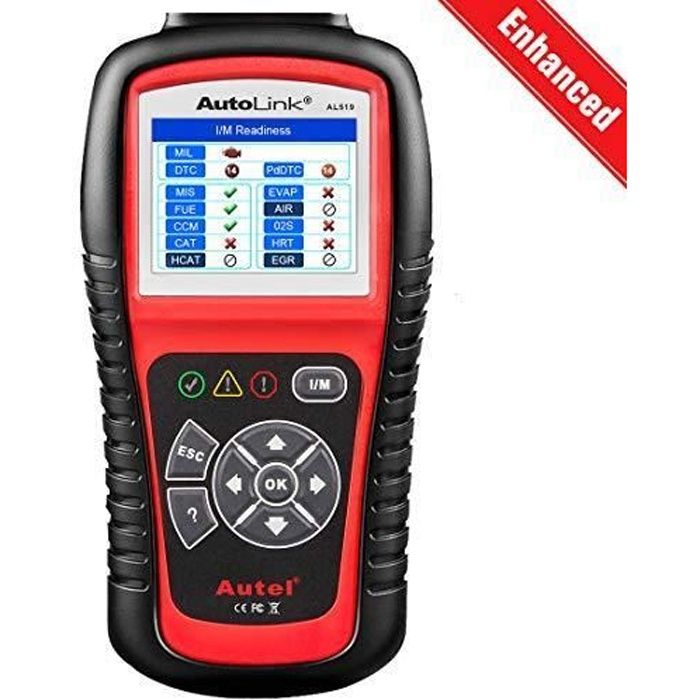 Autel AutoLink AL519 Outils de Diagnostic OBD2 Scanner, Lecteur de