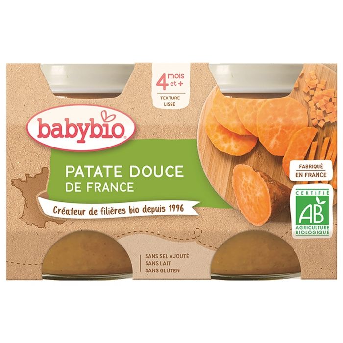 Petit Pot Bebe Patate Douce 2x 130gr Babybio Achat Vente Legumes Cuisines Petit Pot Bebe Patate Douce 2x 130gr Babybio Cdiscount Pret A Porter