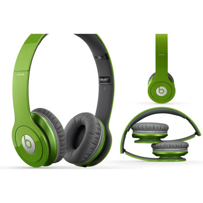 CASQUE BEATS BY DR.DRE SOLO HD VERT POMME Cdiscount TV Son Photo