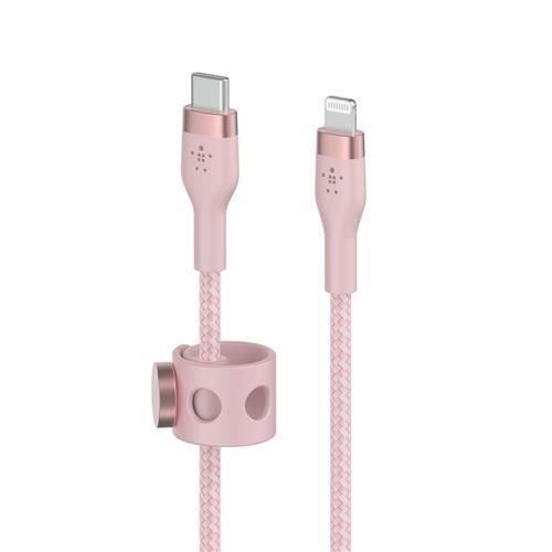 Belkin Câble USB-C Lightning pour Apple iPad/iPhone/iPod Rose - 0745883832491