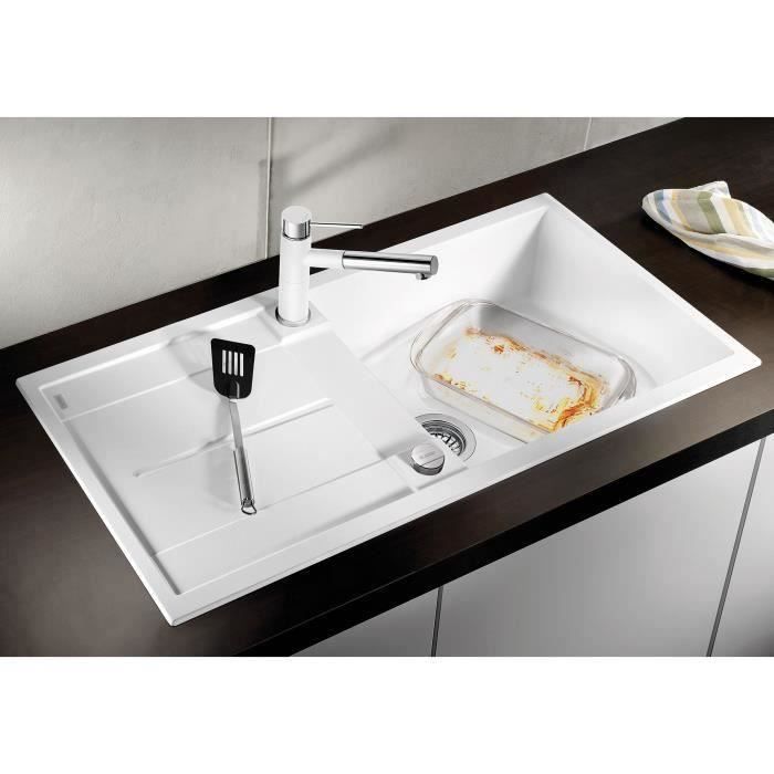 Blanco Metra 45 - Évier en silgranit, 680x500 mm, gris 527286