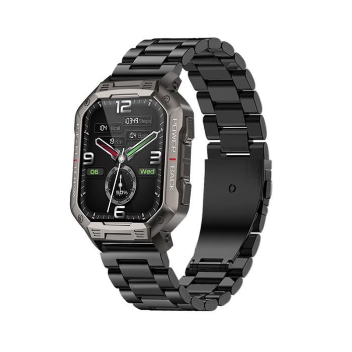 Montre intelligente Montre intelligente militaire pour hommes montre intelligente tactique de 183 pouces - vue 2