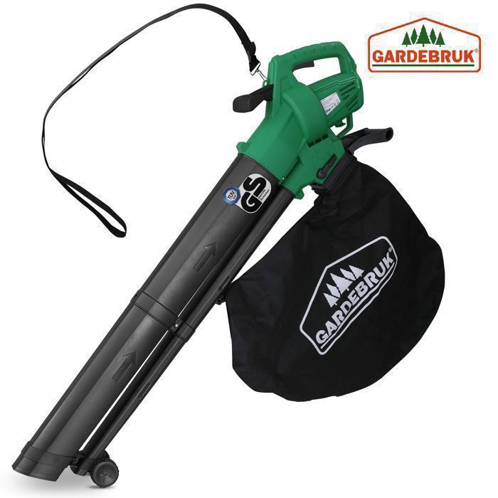 Aspirateur souffleur broyeur 3en1 avec bandouli&egrave;re sac 45L