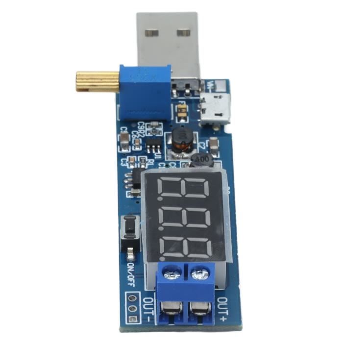 Module Convertisseur DC-DC Boost 35W Réglable - Sortie Jusqu'à 3A, Avec Dissipateur