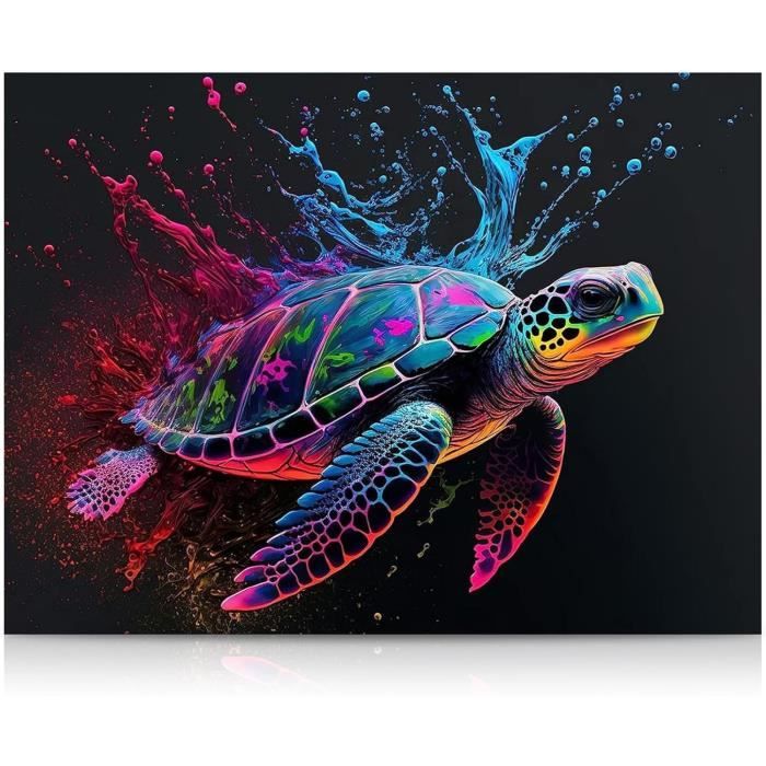 Diamond Painting - Luna et la Tortue des Étoiles (60cm x 90cm)