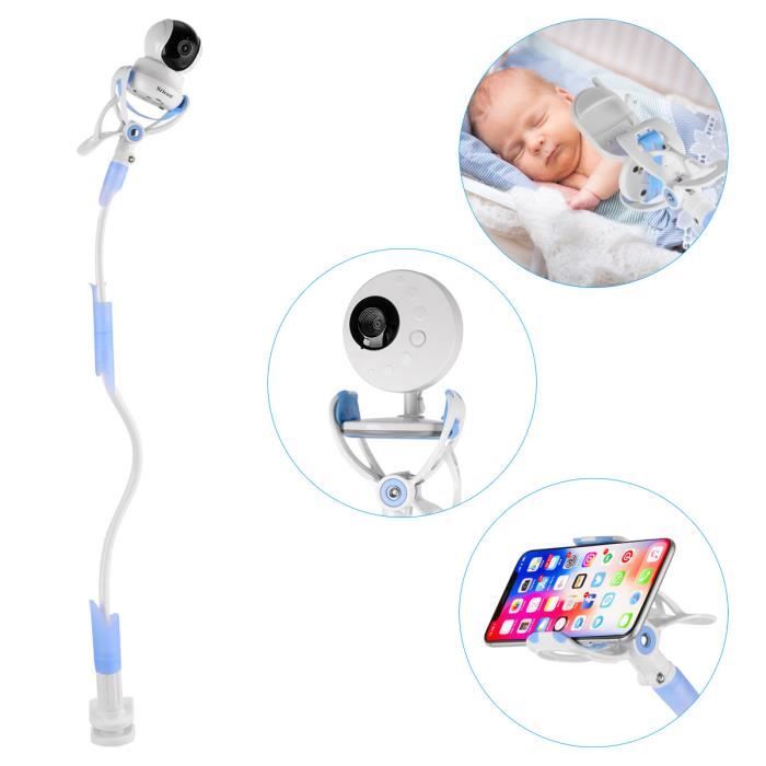 Support de caméra pour bébé universel-Support de caméra flexible pour  pépinière Compatible avec la plupart des moniteurs de bébé Ver