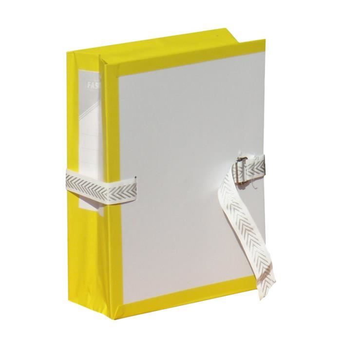 FAST Pochette archive sangle 24x32 Soufflet 10cm Rabat PVC