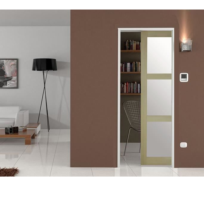 Porte interieure vitree 83 cm