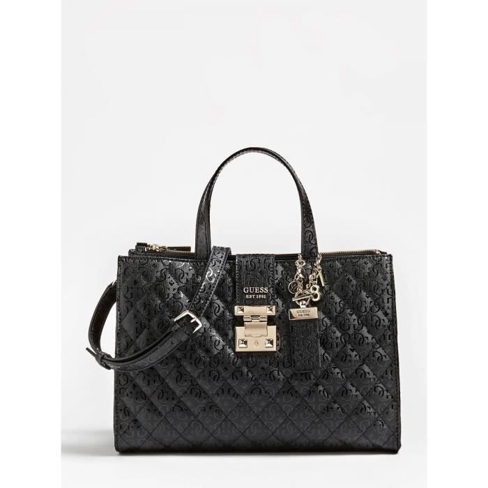 Sac guess noir discount matelassé