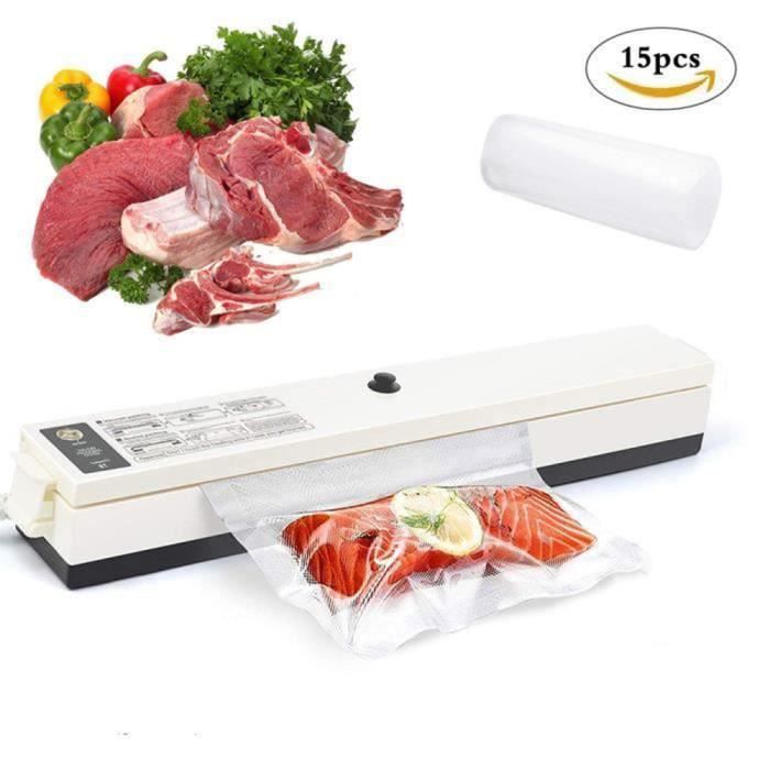 Appareil De Mise Sous Vide 2 En 1, Double Soudure Et Cutter Intégré