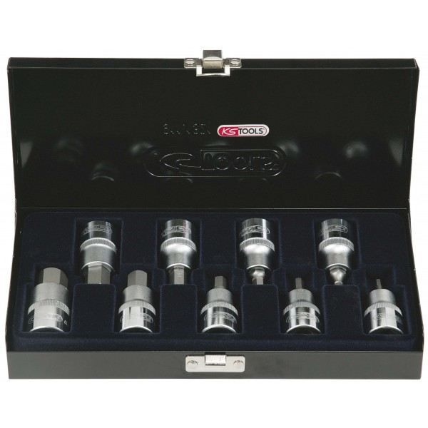 KS Tools jeu de douilles 1/2" (12,5 mm) court 9 pièces 911.1321