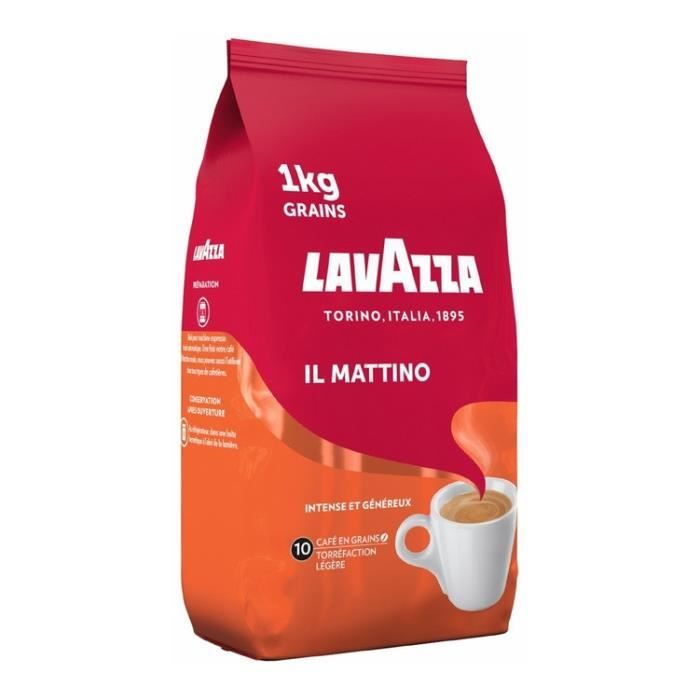 LOT DE 3 - LAVAZZA IL MATTINO - Café en grain - 1kg