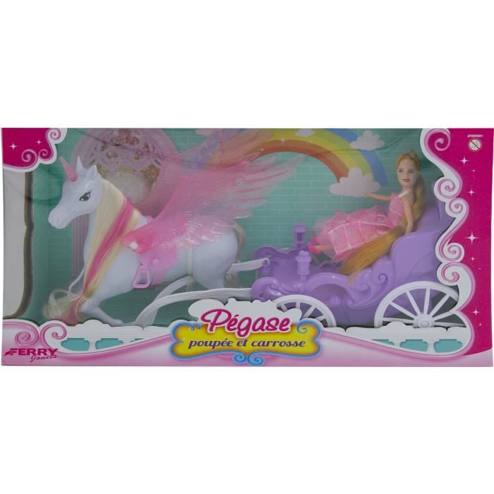 Barbie carrosse licorne store