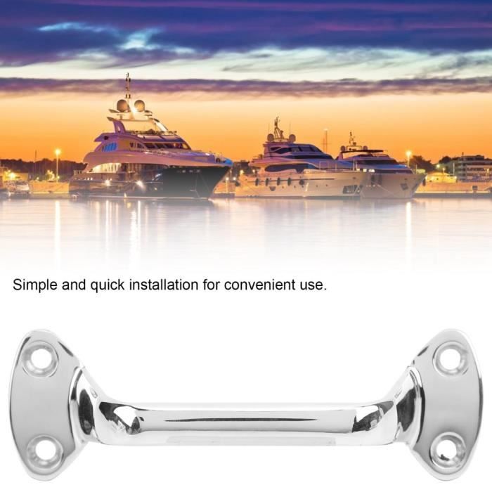Alomejor Poignée Marine En Inox – Pour Bateau, Salle De Bain, Cuisine, Escalier – Plusieurs Tailles (20,3 / 22,9 / 30,5 Cm)