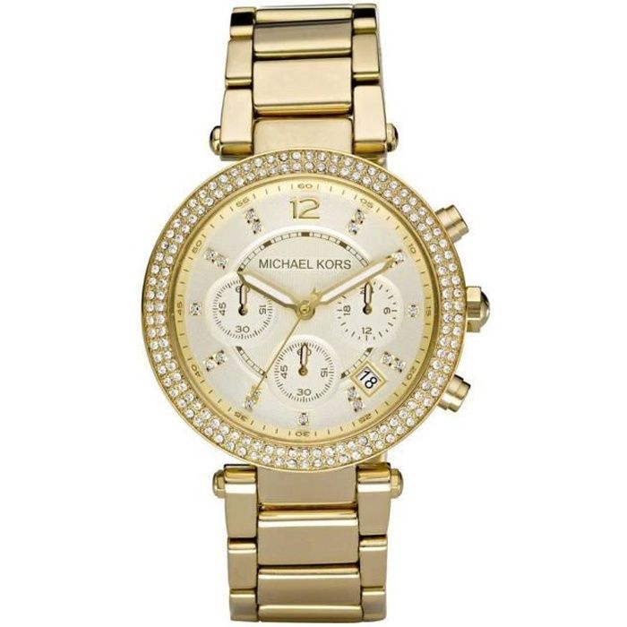 MICHAEL KORS Montre Dorée Femme - Cdiscount Bijouterie