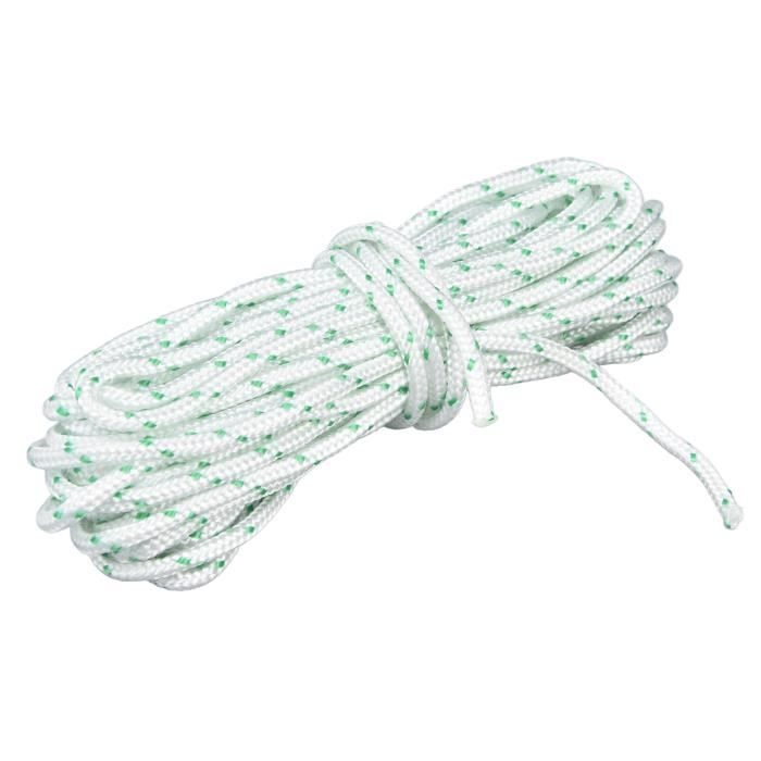 Corde De Démarrage Nylon 300 Cm X 4 Mm - Pour Tondeuse à Gazon, Tronçonneuse, Résistante à L'huile