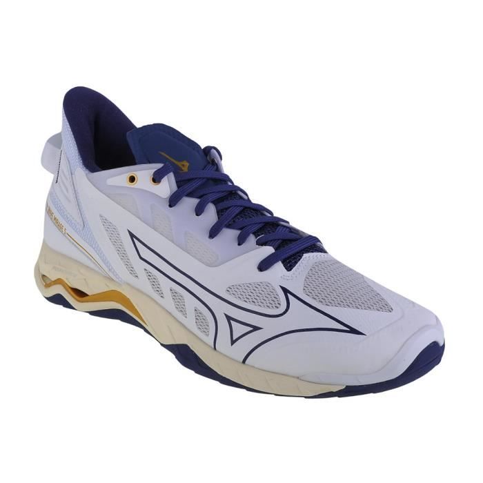 Chaussures de Handball MIZUNO Wave Mirage 5 Blanc Homme Adulte Indoor Cdiscount Sport