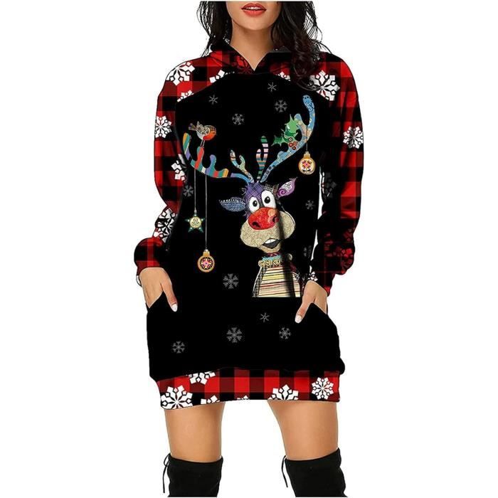 Pull robe de noel hot sale femme