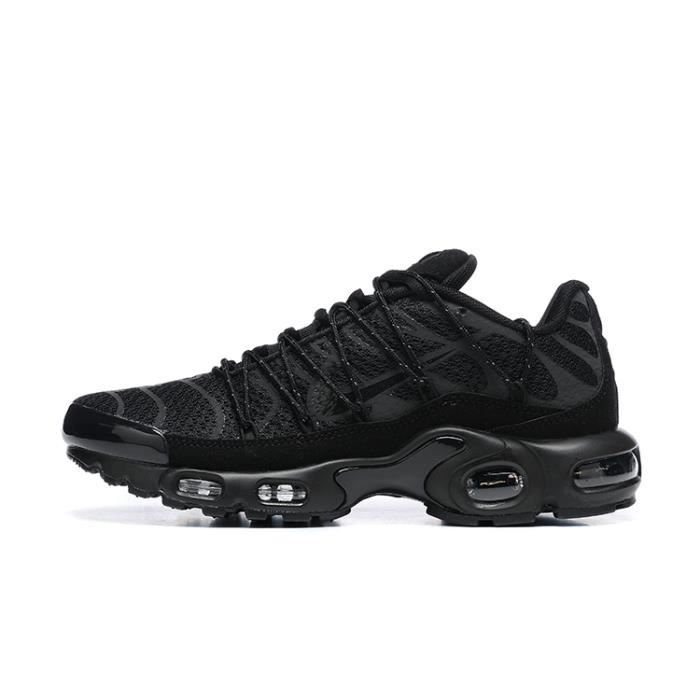 Baskets NIKE AIR MAX Tn Chaussures de Running Homme Blanc Noir Cdiscount Chaussures