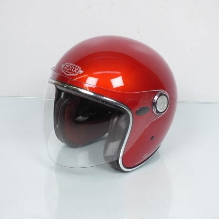 Visiere Casque Jet Casque Moto Scooter Demi Jet Visiere Ouvert Approuvé ECE 22 Casque Moto Jet