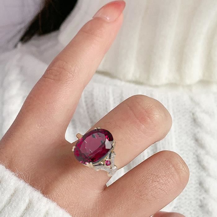 Bague Zircone Cubique Bleue Forme Géométrique – Plaquée Argent Sterling – Taille 54 (7 FR) – Neuf Avec étiquettes