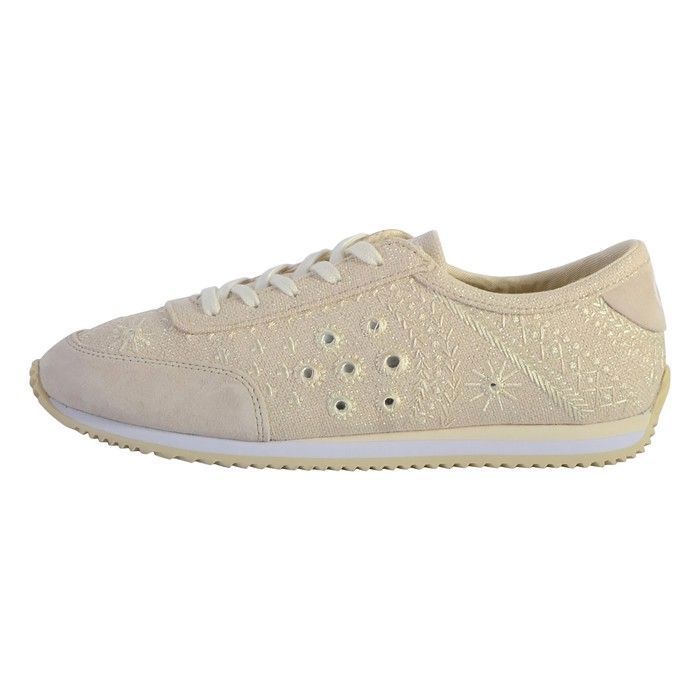 Desigual Basket Cuir Desigual Royal - Beige