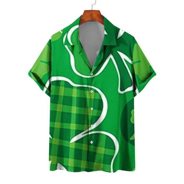 Chemisier élégant TOGETHER - Imprimé Floral Vert, Manches Trois-quarts, Coton - Taille 40 - Neuf
