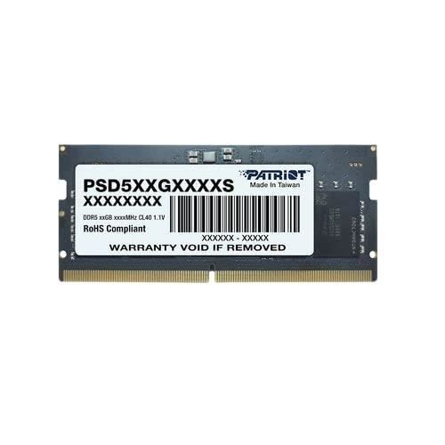 Patriot Signature PSD516G560081S module de mémoire GB DDR5 1 x 5600 MHz RAM DDR5 SO DIMM Mémoire vive - vue 5