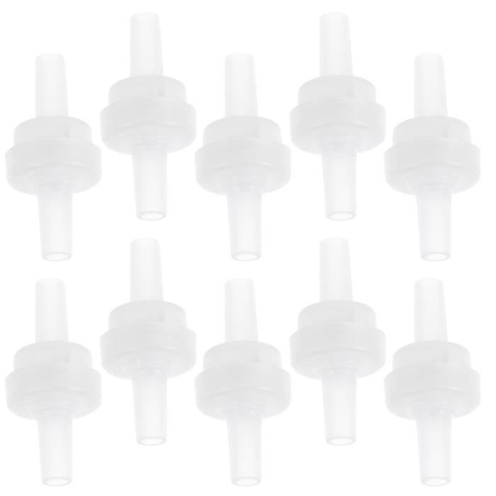 Ahlsen Lot de 5 valves anti-retour unidirectionnelles 6,5 mm pour système d'osmose inverse RO