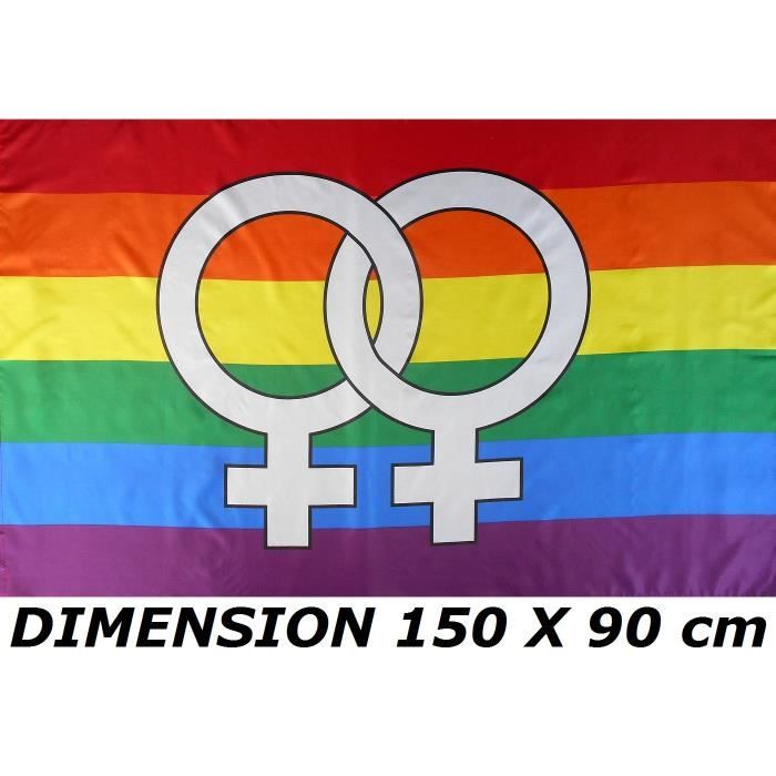 Drapeau Féministe 150x90 Cm - Polyester Résistant - Couleurs Vives - Œillets De Fixation - Hydrofuge - 11