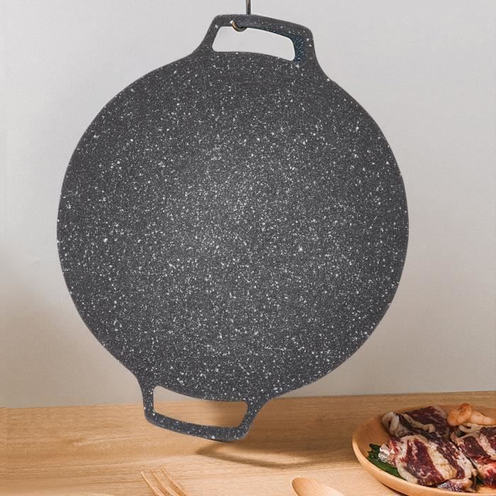 Poêle Grill Coréen Carré Antiadhésif 30cm - Barbecue Maison Style Teppanyaki