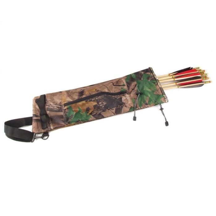 Kwikee Kwiver 6 flèches carquois camouflage vert foncé