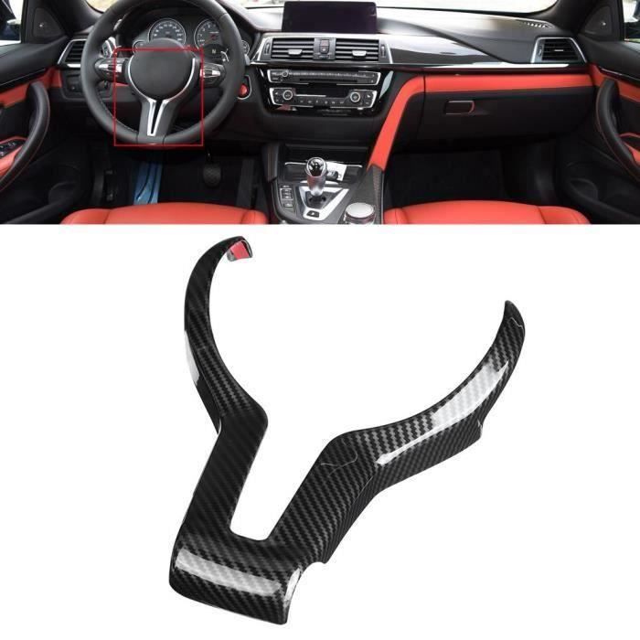 Élégante housse de bouton de volant en fibre de carbone pour Honda 2013