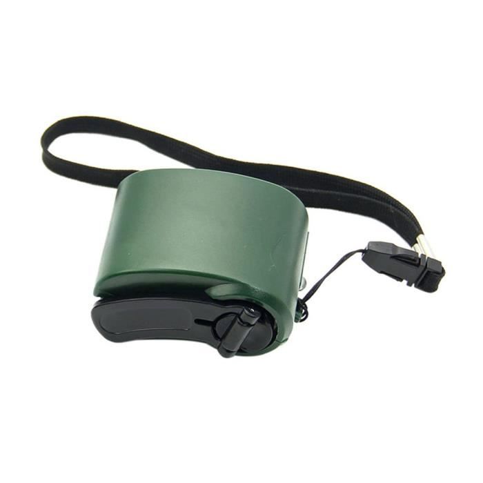 Urgent Énergie Bleu USB Manivelle Sos Chargeur Camping de Survie PLASTIQUE