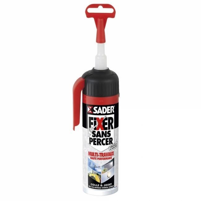 Colle Mastic Fixer Sans Percer Multi Travaux Transparent 100ml