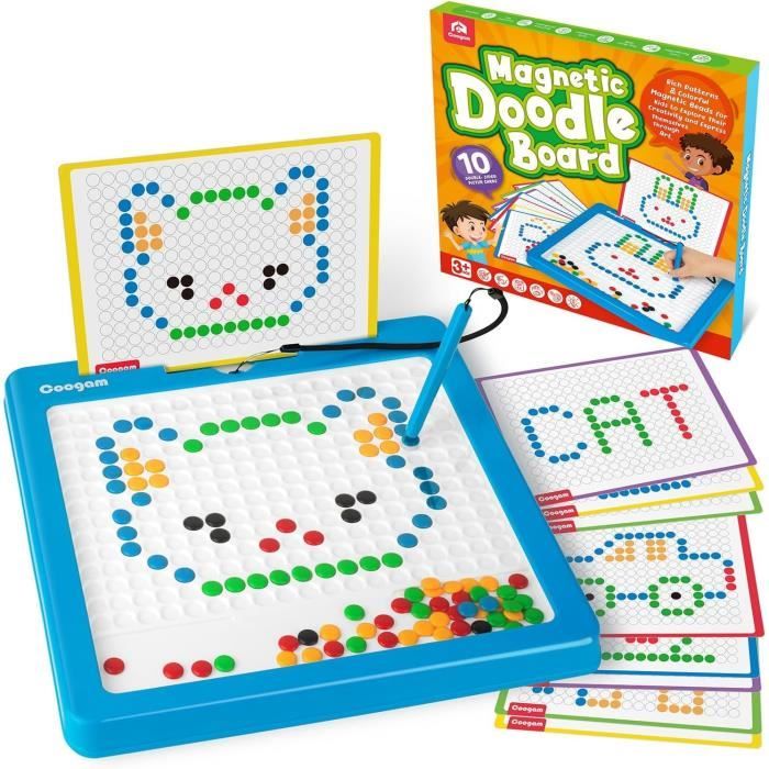 Tableau De Dessin Magn?�tique, Grand Tableau ?? Griffonner Magn?�tique Avec Stylo Et Perles ?? Point 