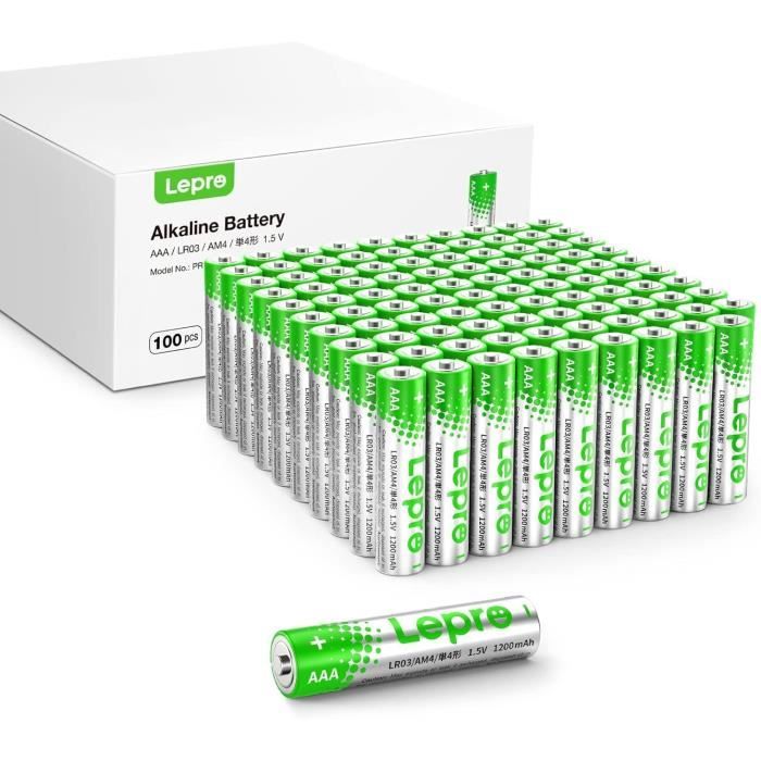 Aa Batteries Lot De 48 Piles AA Alcalines ITSON - 1,5V, Durée De Vie 10 Ans, Anti-fuite - Emballage écologique 95% Recyclé, Fabriqué En UE