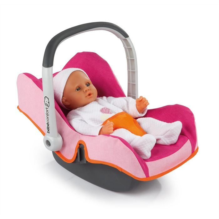 Siège auto pour poupée Smoby Maxi Cosi 2-en-1 - Marque Smoby - Rose - Pour  poupées jusqu'à 42 cm - Cdiscount Jeux - Jouets