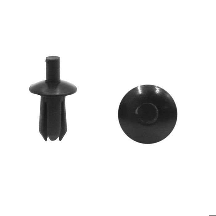 40 Clips Rivets Plastique Pour Voiture – Fixation Push-in, Diamètre Trou 8 Mm, Tête 25 Mm
