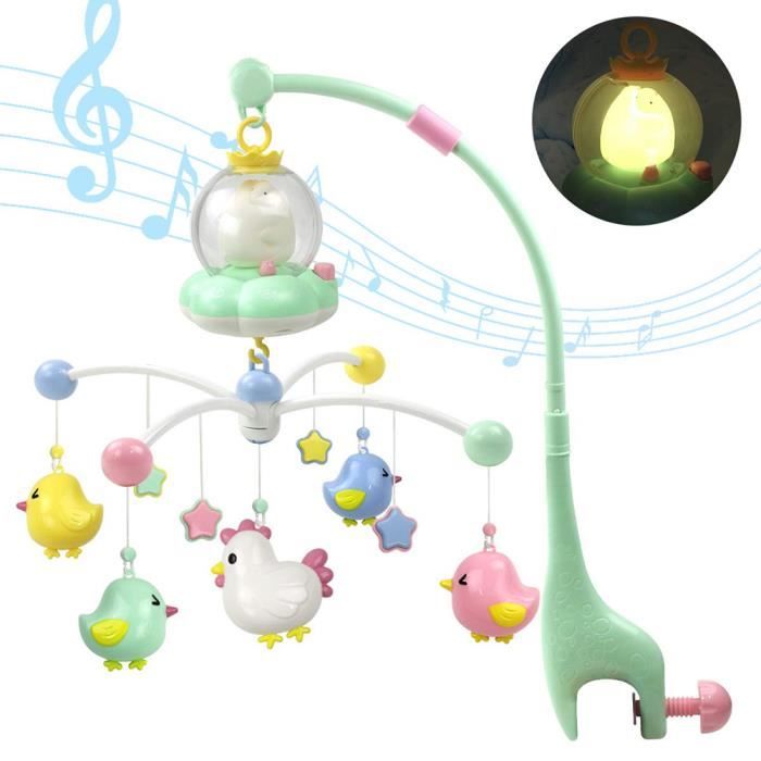 Mobile Musical Pour Bebe Avec Cinq Poussins Support Mobile Pour Berceau Boite A Musique Avec Jouets Vert Achat Vente Mobile Cdiscount Mobile Musical Pour Bebe Avec Cinq Poussins Support Mobile Pour Berceau Boite A Musique Avec Jouets Vert Achat Vente Mobile Cdiscount