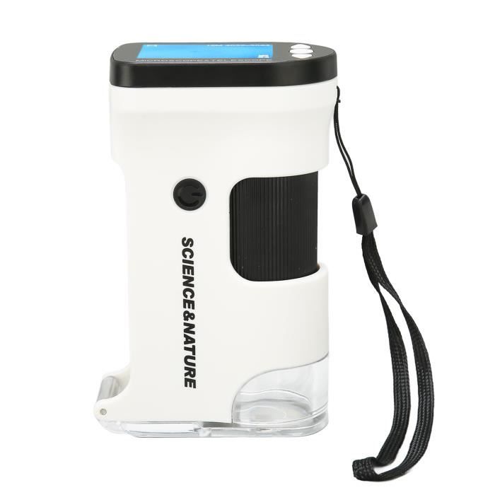 Microscope De Poche 60x Avec éclairage LED - Pour Diamants, Vinyl, Vintage