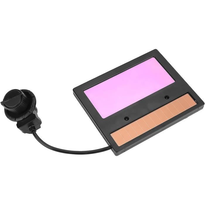 Lentille Auto-obscurcissante Pour Masque De Soudure TX500C - Panneau Solaire, Grande Vue 110x90mm