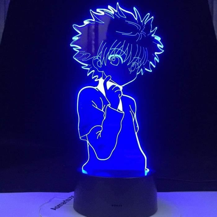 Lampe Anime 3D Led Night Light Hunter X Hunter Figure Hisoka Gon