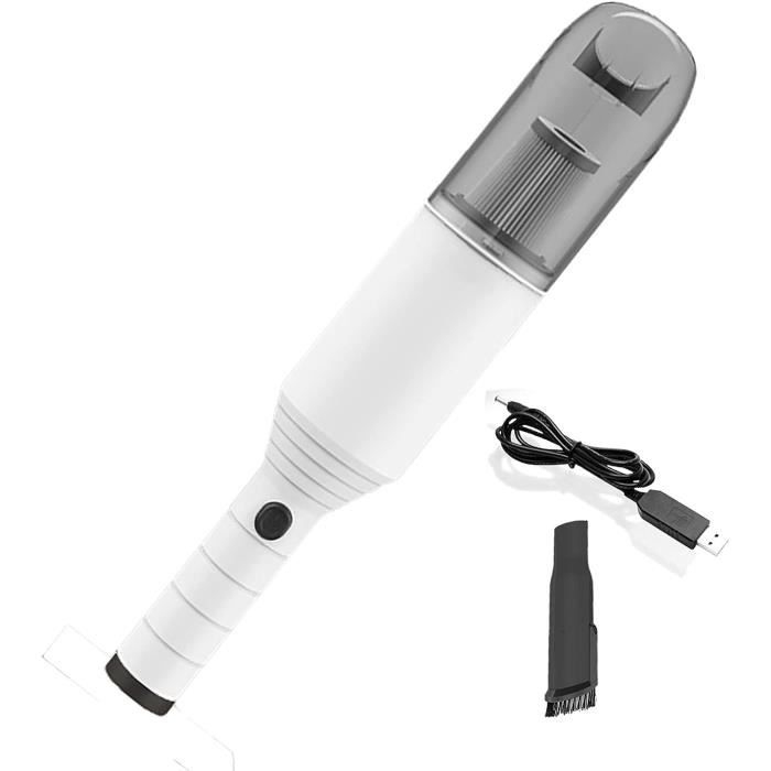 Aspirateur Voiture Sans Fil 3 En 1 - 6000Pa, Soufflage Et Gonflage - Batterie 4000mAh Type-C - Portable - 10