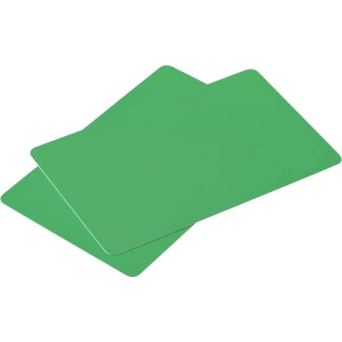 Cartes PVC Vierges CR80 – 40 Pièces, 14Mil, Blanches, Pour Badges, Cartes De Membre, Impressions